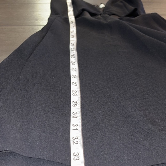 Jonathan Simkhai Ellis Crystal Strap Cut Out Mini Dress Size 4 Black/Silver - Picture 14 of 16